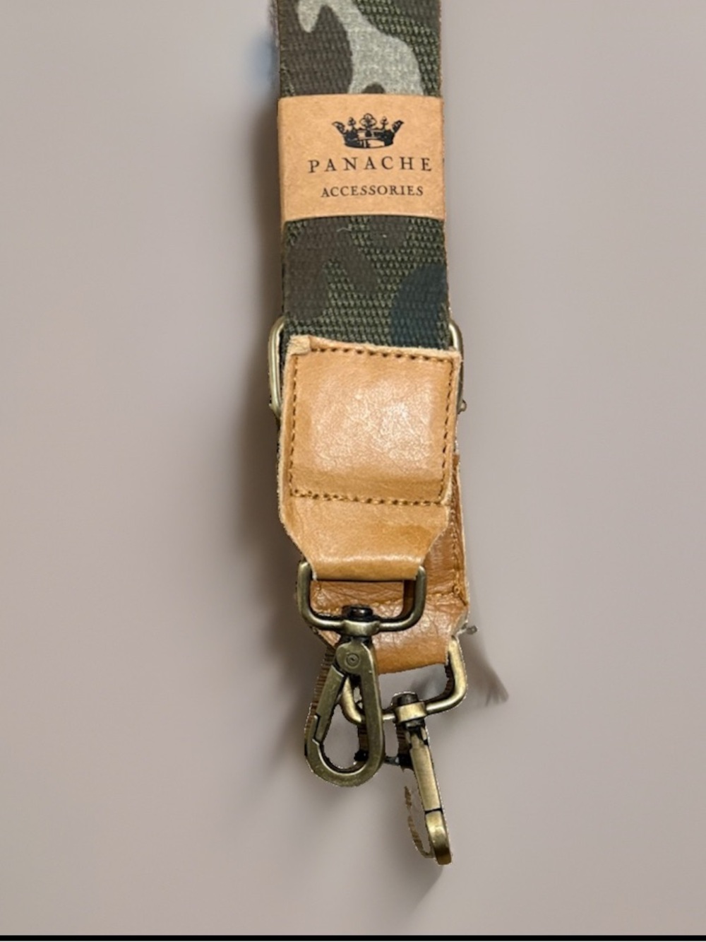 Panache adjustable bag strap to use on any interchangeable purse Camo NWT - Picture 2 of 4